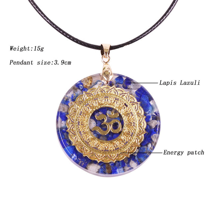 Olivenorma Raise Consciousness - Lapis Lazuli Orgone Energy Necklace - image 9