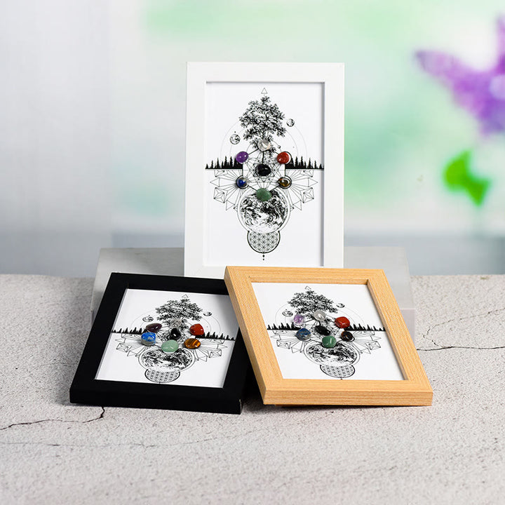 Olivenorma Tree Of Life Pattern Chakra Photo Frame Decoration - image 7