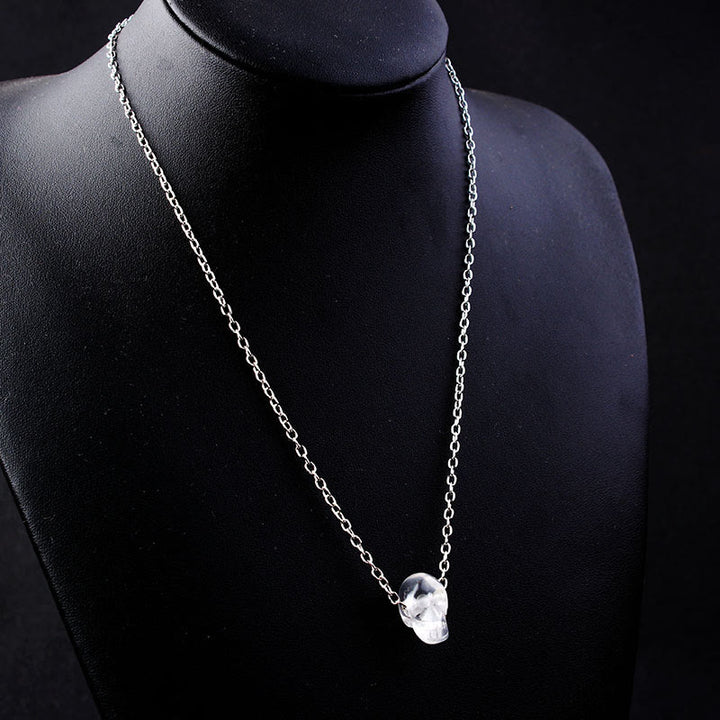 Olivenorma "Powerful Healing" Crystal Skull Necklace - image 3