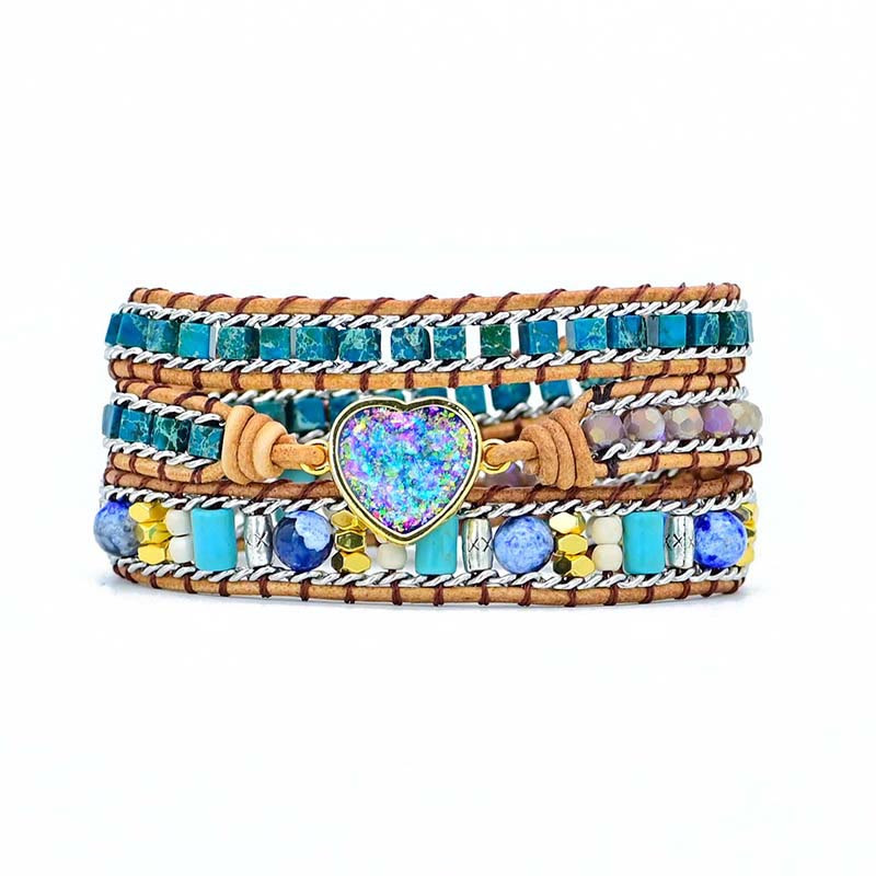 Emperor Stone Heart Wrap Bracelet - image 3