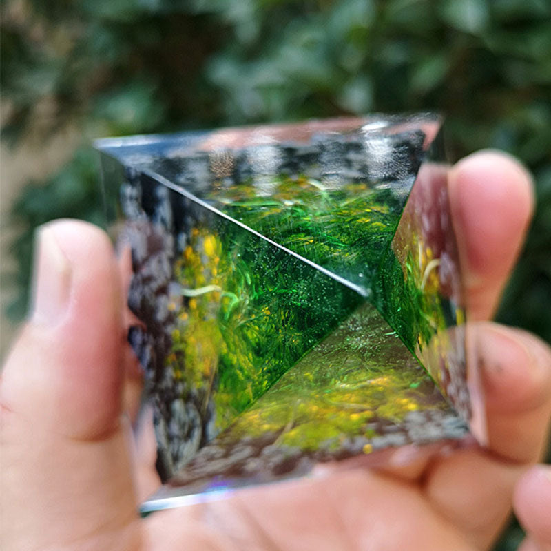 Olivenorma Alabaster Orgone Pyramid - image 3