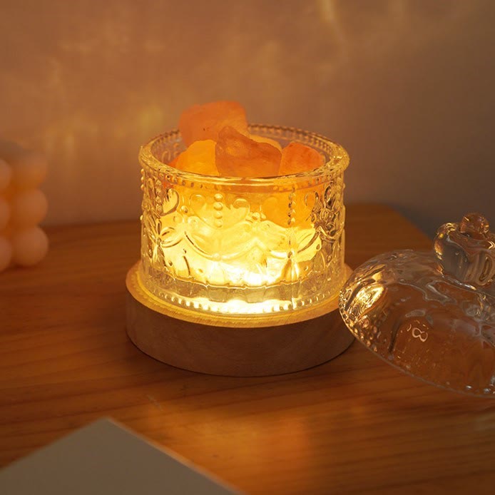 Olivenorma Diffuser Stone Carved Glass Cup Crystal Aromatherapy Lamp - image 17