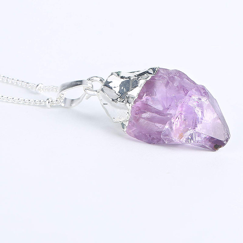 Olivenorma Amethyst Crystal Healing Necklace - image 2