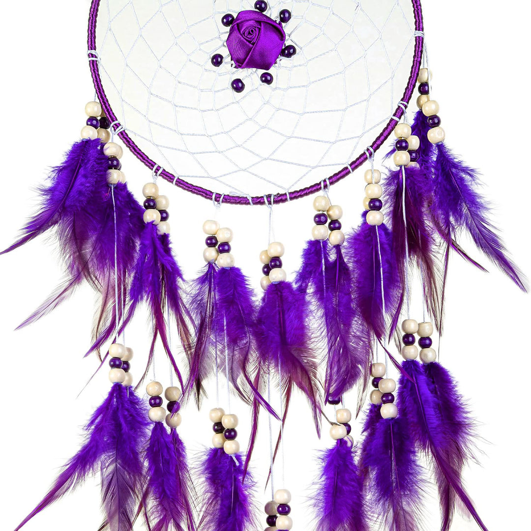 Olivenorma Large Purple Creative Style Rose Dream Catcher - image 11