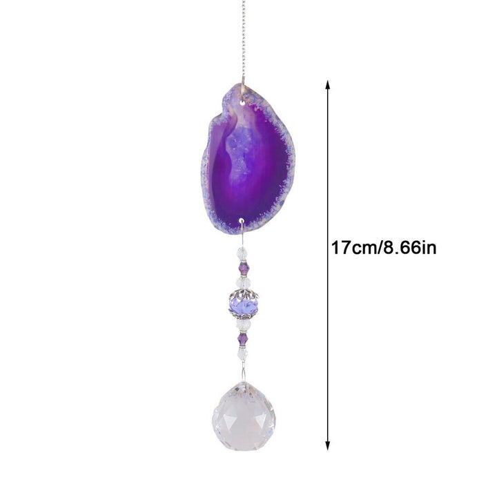 Olivenorma Handmade Hanging Pendant Sun Crystal Wind Chime - image 5
