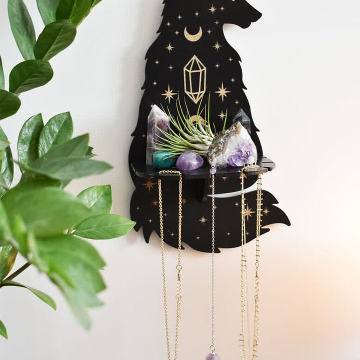 Olivenorma Celestial Wolf Altar Crystal Shelf - image 4