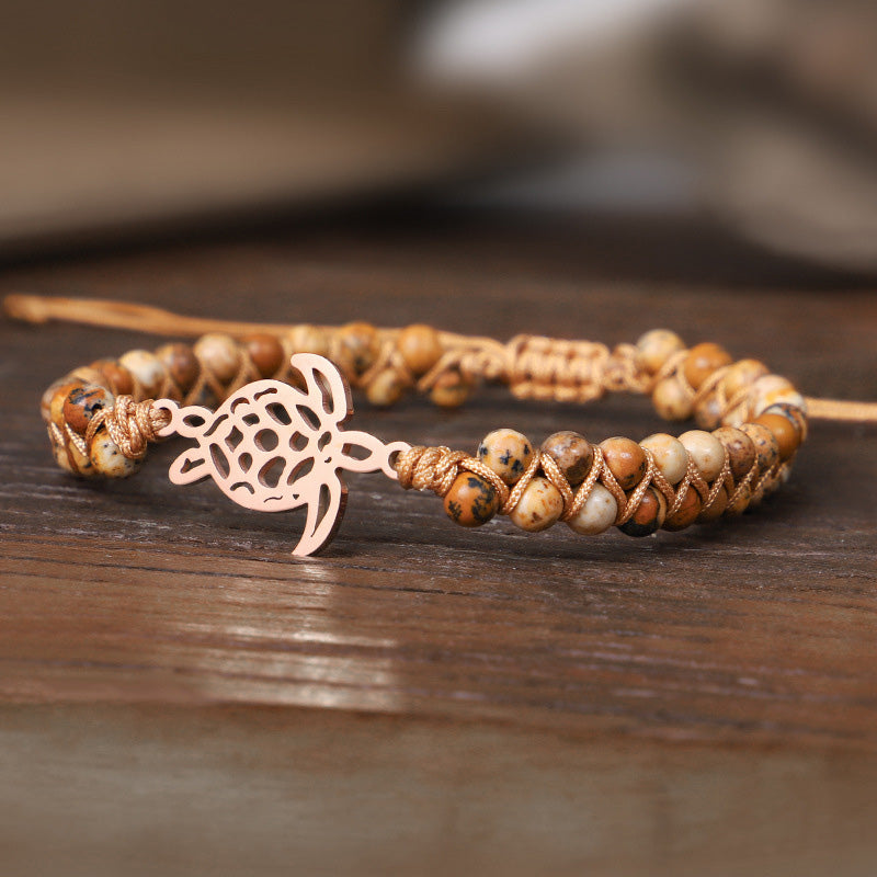 Natural Stone Turtle Bracelet - image 10