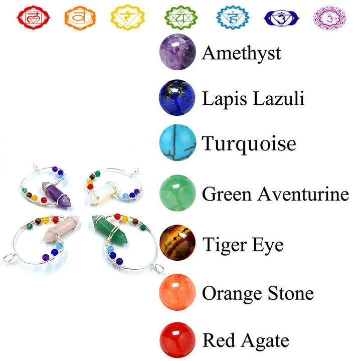 Olivenorma Chakra Orgone Color Swirl Necklace  - image 11
