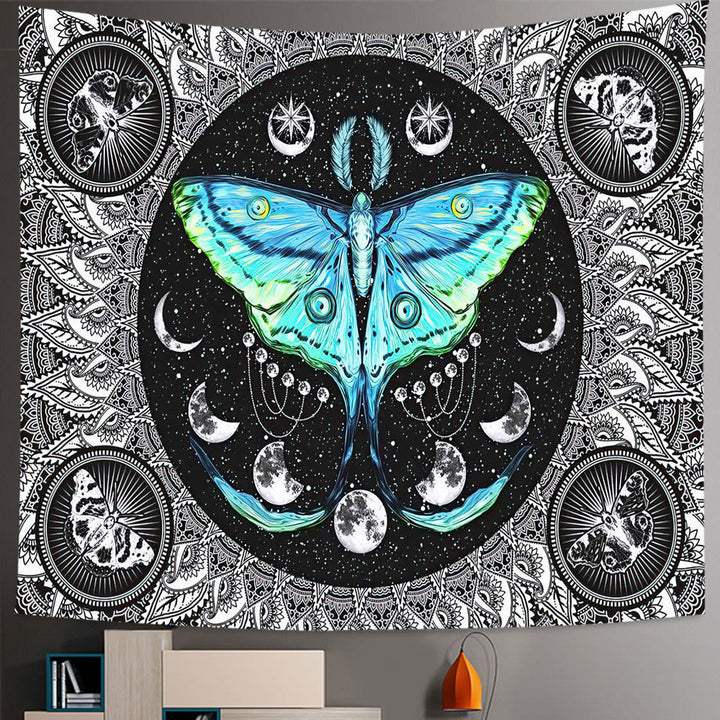 Olivenorma Seven Chakra Tree Of Life Boho Mandala Tapestry - Brushed Fabric - Moth#1 - 98.42"*70.86"(250*180cm) - image 8