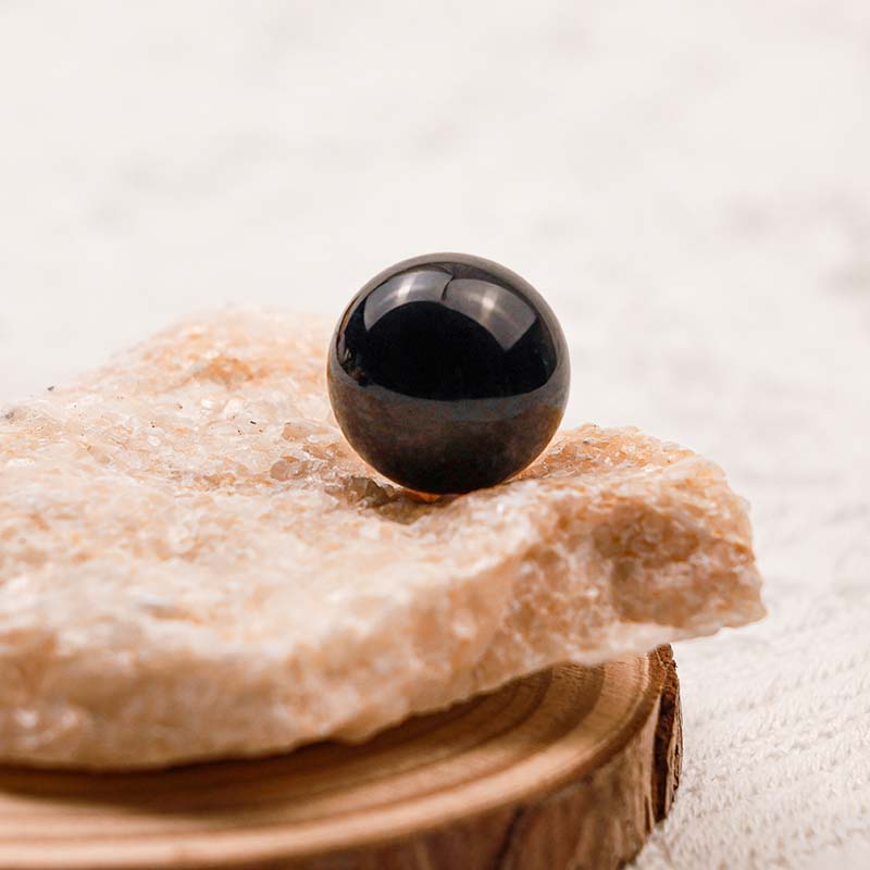 Olivenorma Obsidian Protection Crystal Sphere - image 1