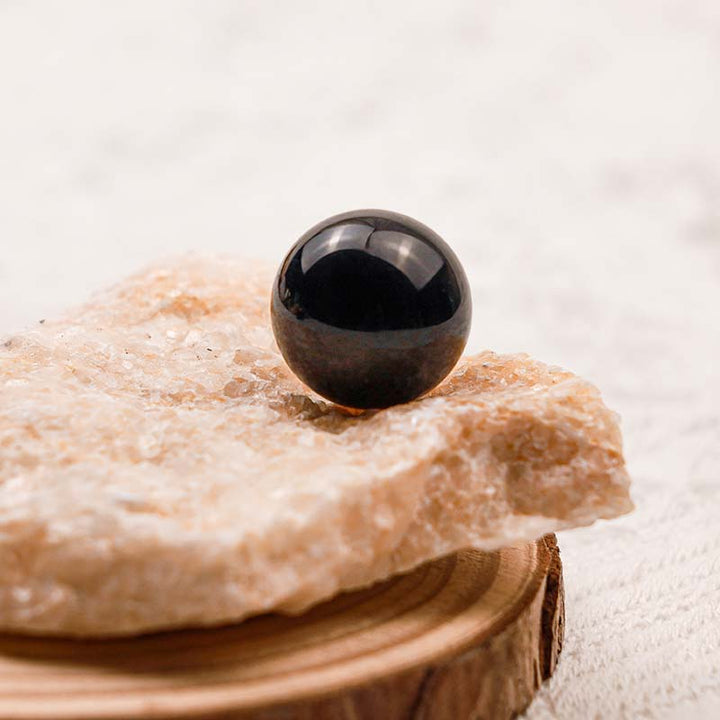 Olivenorma Obsidian Protection Crystal Sphere - image 1