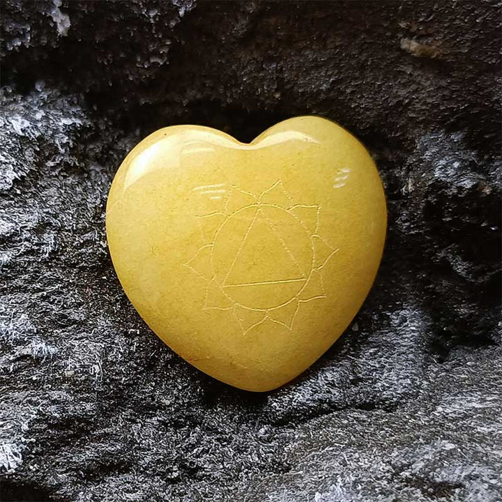 7 Chakra Stones Heart-shaped Crystal Set - image 8