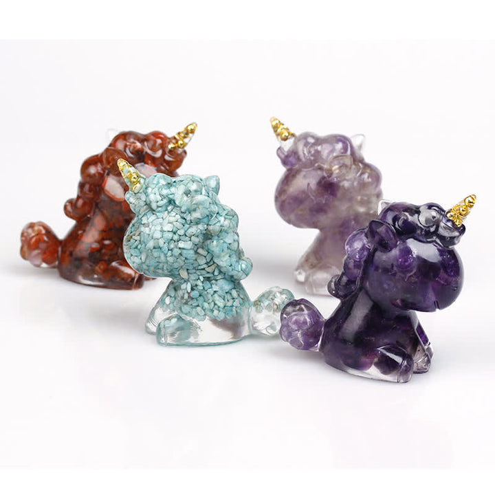 Olivenorma Crystal Unicorn Gemstone Decoration - image 30
