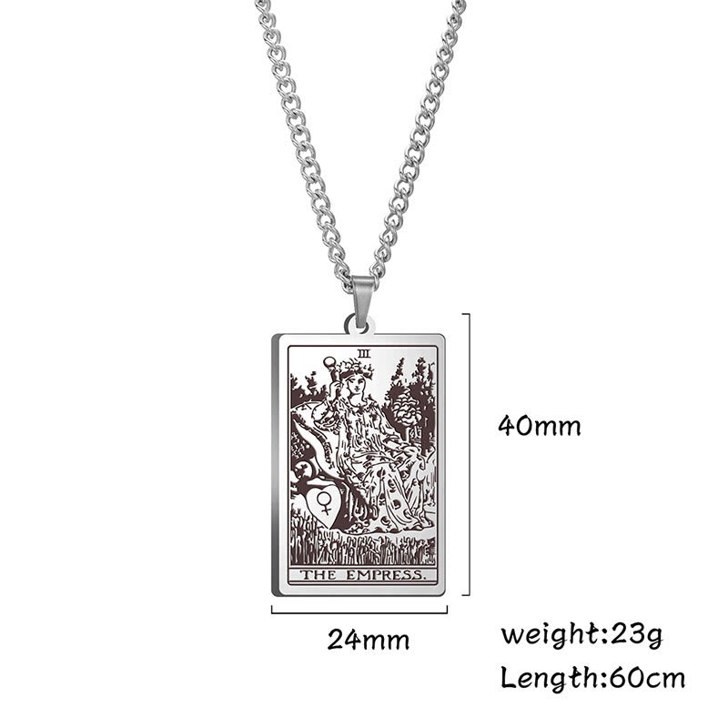Olivenorma Stainless Steel Tarot Necklaces - image 12