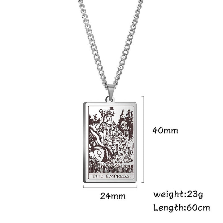 Olivenorma Stainless Steel Tarot Necklaces - image 12