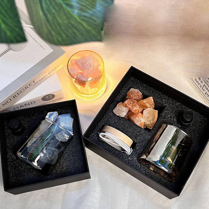 Olivenorma Flameless Diffuser Gift Box Crystal Aromatherapy Lamp - image 0