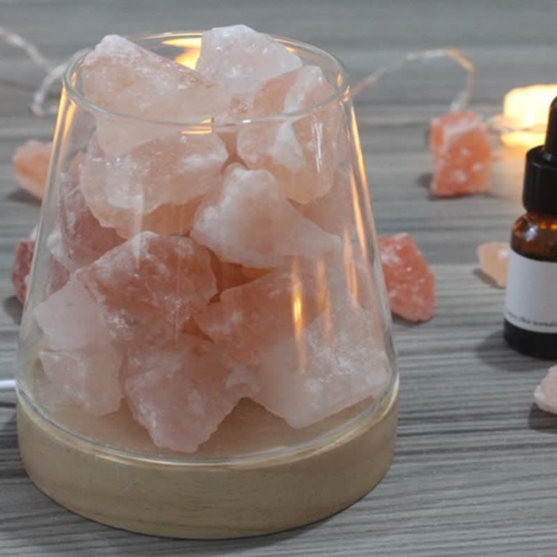 Olivenorma Goblet of Fire Shape Crystal Or Himalayan Pink Salt Lamp - image 5