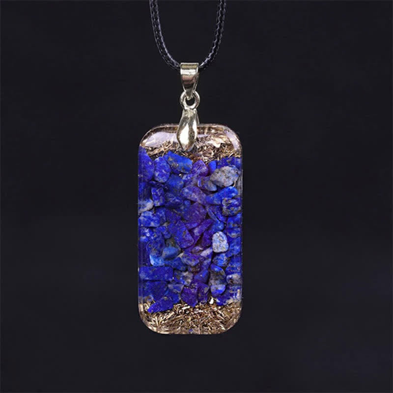 Olivenorma Raise Consciousness - Lapis Lazuli Orgone Energy Necklace - image 6