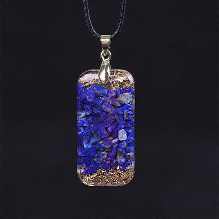 Olivenorma Raise Consciousness - Lapis Lazuli Orgone Energy Necklace - image 6