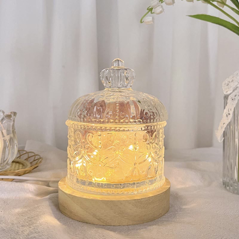 Olivenorma Diffuser Stone Carved Glass Cup Crystal Aromatherapy Lamp - Amethyst&Clear Crystal - Lavender - image 12