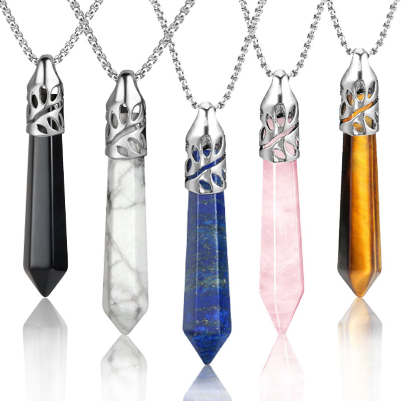 Crrystal Bullet Protection Gemstone Necklace - image 0