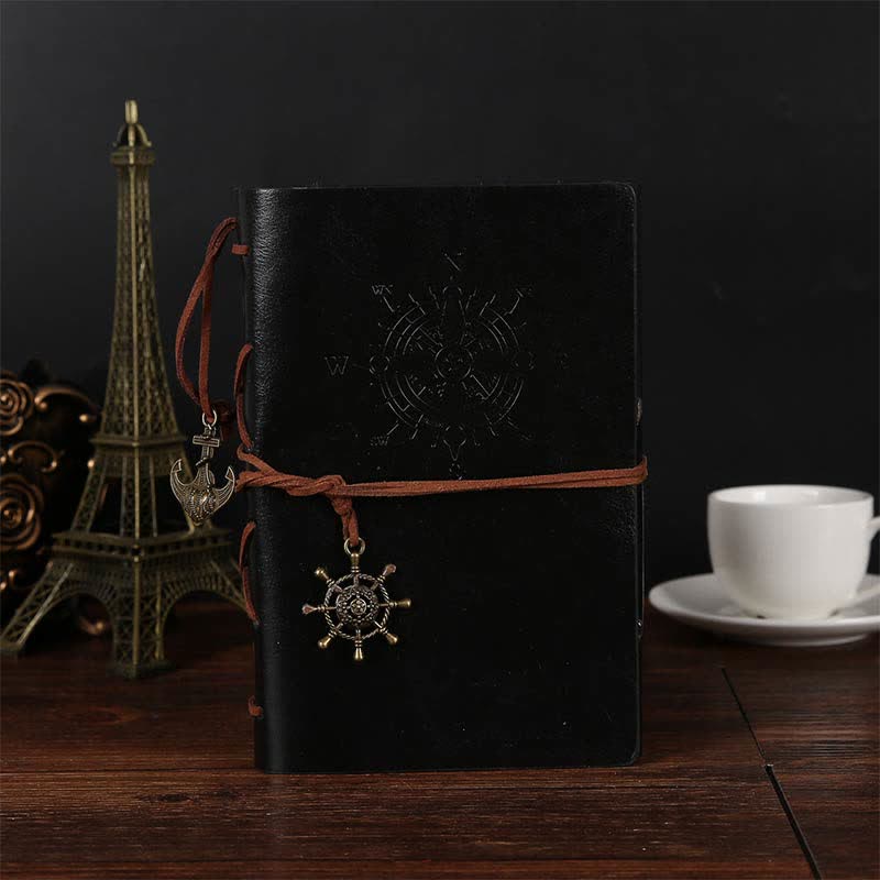 Olivenorma Vintage Leather Cover Journal - Black - image 14