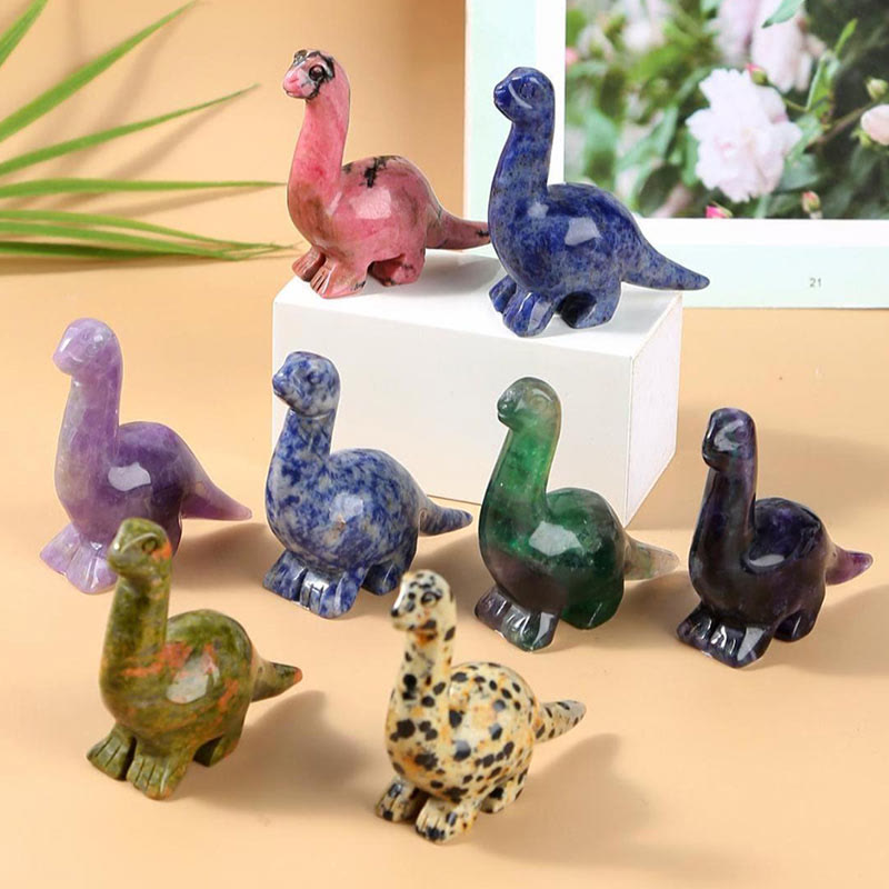 Olivenorma 2.5 Inches Crystal Dinosaur Home Docor Gemstone Decoration - image 28