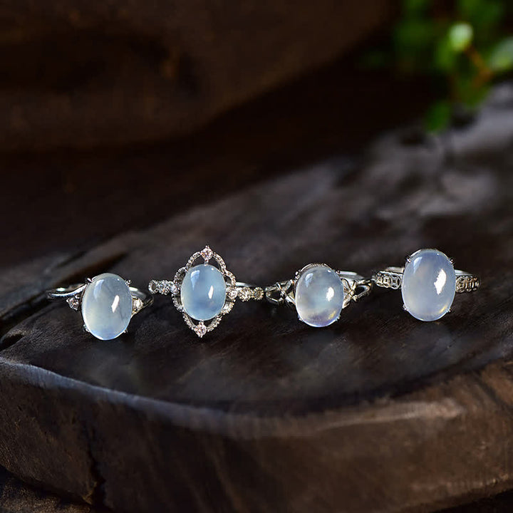 Olivenorma Natural Aquamarine Positive Ring - image 2