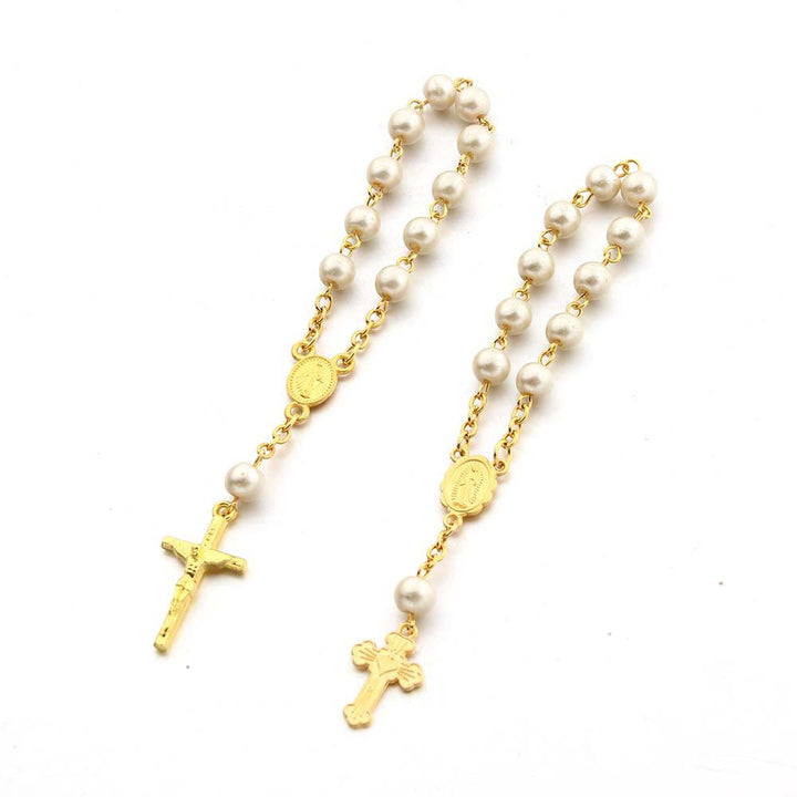 Olivenorma Pearl Heart Cross Bracelet - image 0