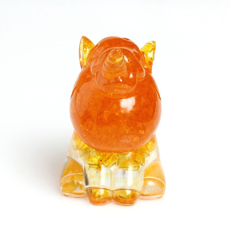 Olivenorma Colored Crystal Unicorn Decoration - image 1