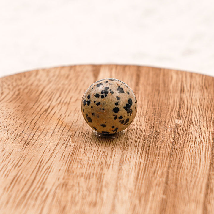 Olivenorma Dalmatian Jasper Awaken Crystal Sphere - image 4