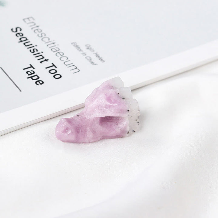 Olivenorma 1.5Inch Crystal Dragon Skull Statue Gemstone Decoration - Lepidolite - image 22