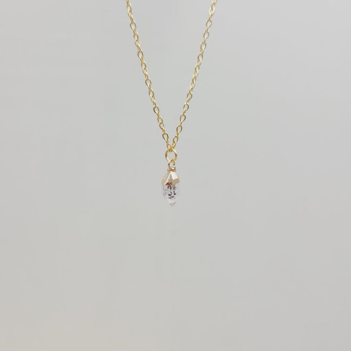 Olivenorma Irregular Crystal Raw Stone Gem gemstone Necklace - Hykimer Stone - image 7