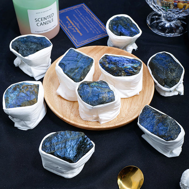 Olivenorma Labradorite Rough Crystal Set Natural Stone - image 2