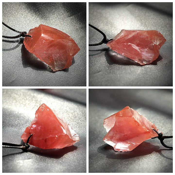 Red Quartz Grounding & Balancing Gemstone Neclace - image 7