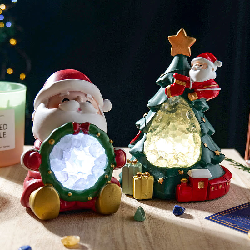 Olivenorma Crystal Gravel Christmas Night Light Home Gemstone Decoration - image 7