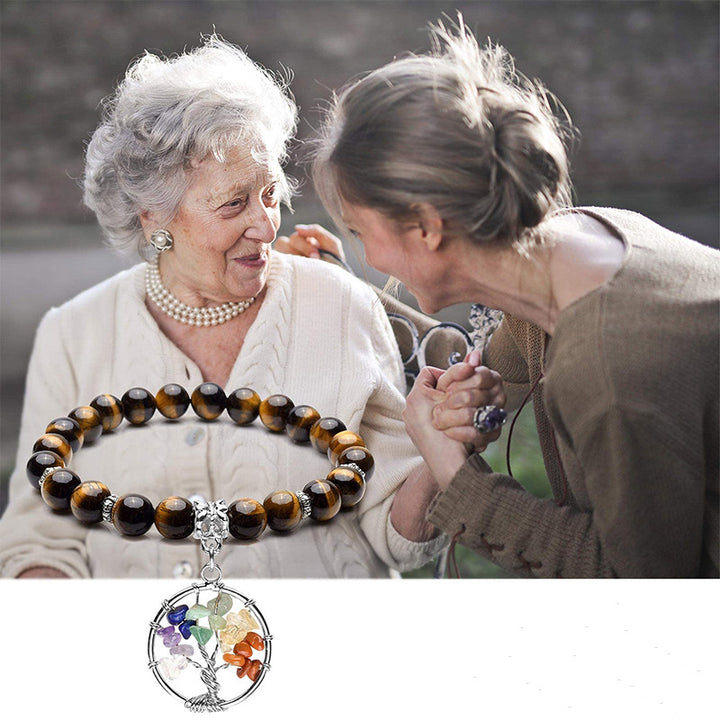 Chakra Tree Of Life Amethyst Bracelet - image 12