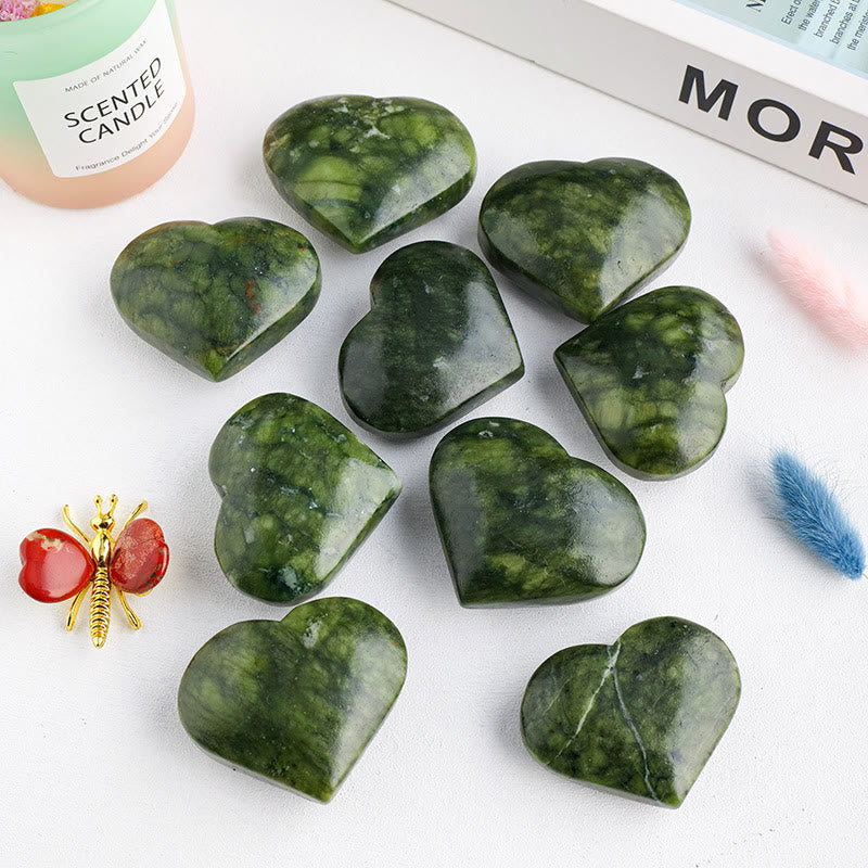 Olivenorma Green Aventurine Play Stone Crystal Heart - image 1