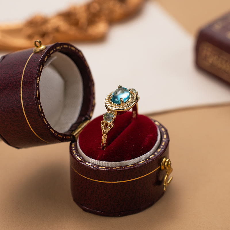 Olivenorma "Every Sea Is An Island" Paraiba Tourmaline Adjustable Ring - Paraiba Tourmaline - image 0