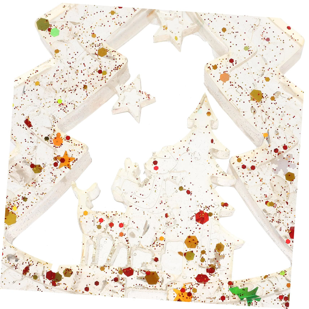 Olivenorma Natural Crystal Gravel Resin Christmas Tree Decoration - image 19