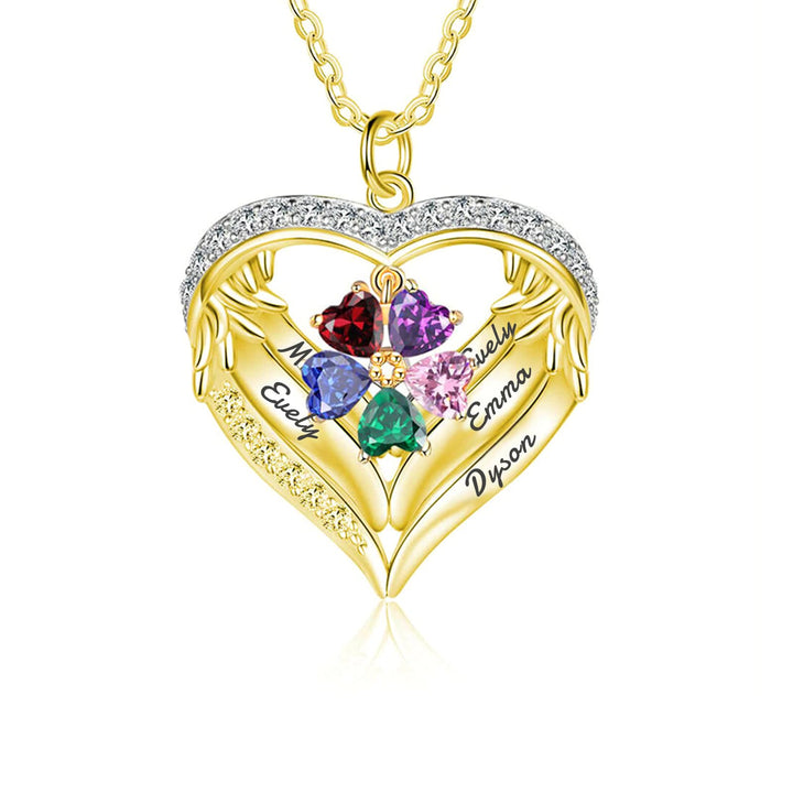 Olivenorma Personalized Birthstone Engraved Name Gift CZ Necklace - image 18