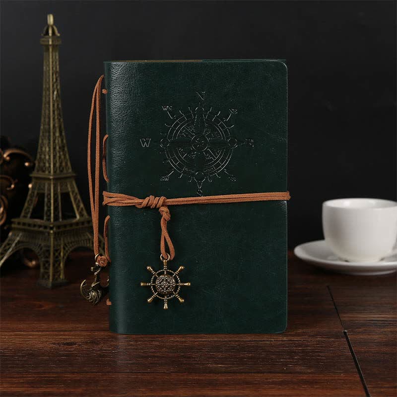 Olivenorma Vintage Leather Cover Journal - Green - image 13