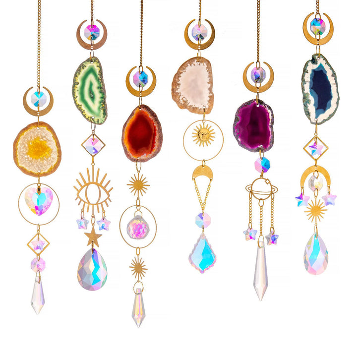 Olivenorma Agate Suncatcher Wind Chime - image 13