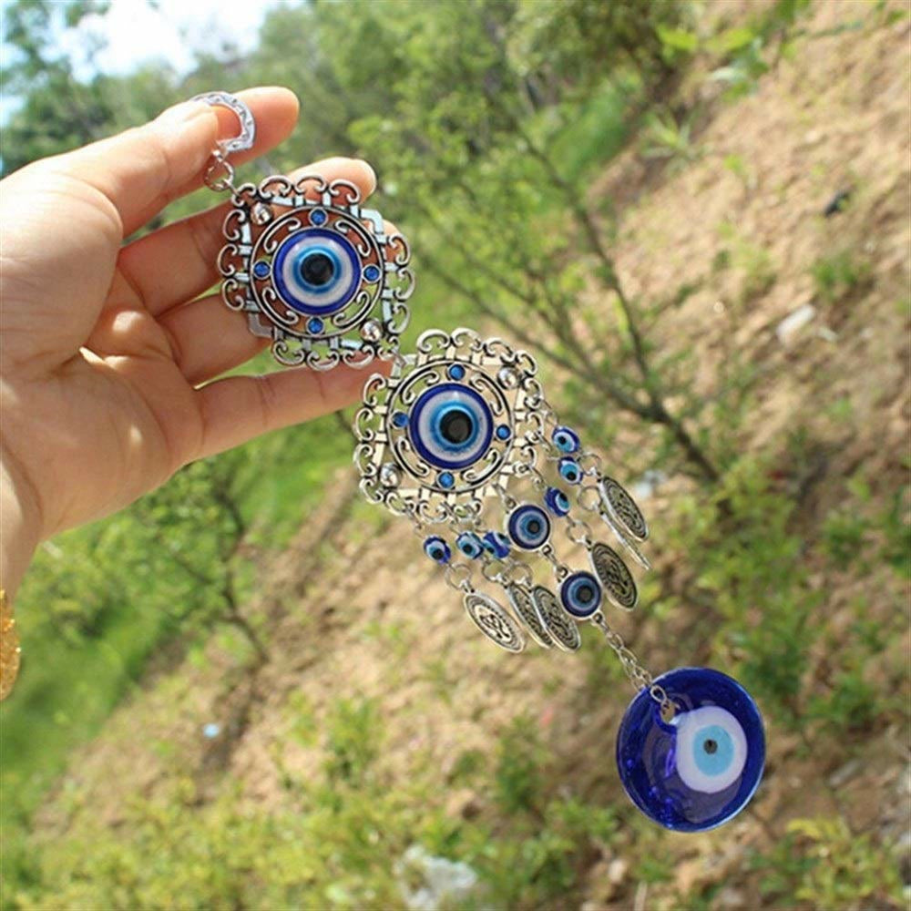 Olivenorma Blue Evil Eye Dream Net Catcher Wall Decor  - image 1
