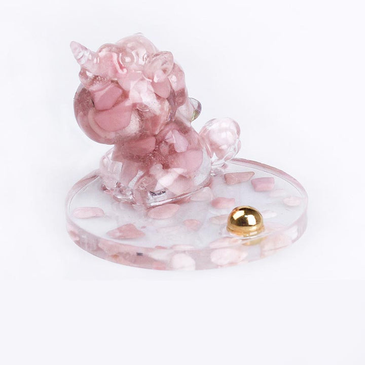 Pink Crystal Unicorn Phone Holder - Unicorn - image 0
