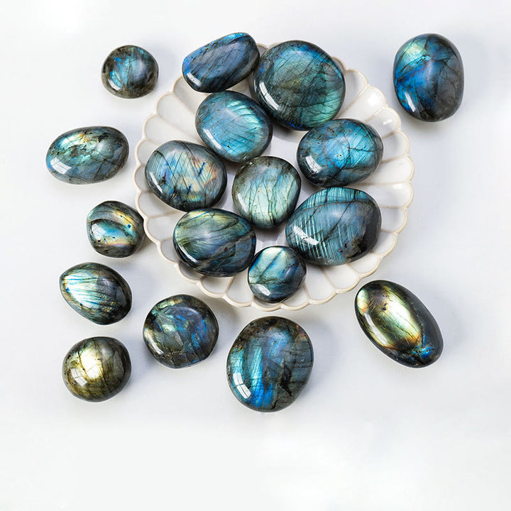 Olivenorma Labradorite Polished Toy Rolling Natural Stone - Random - 150-200g - image 0