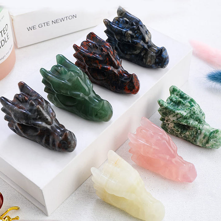 Olivenorma 5.5cm Natural Crystal Faucet Carved Gemstone Decoration - image 0