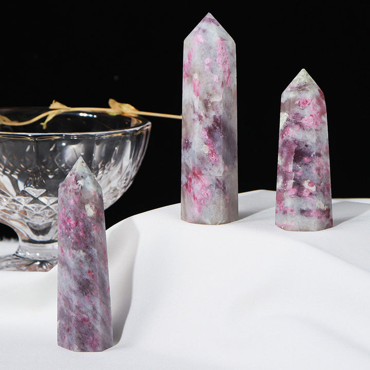 Olivenorma Lepidolite Natural Crystal Wands Tower - image 1