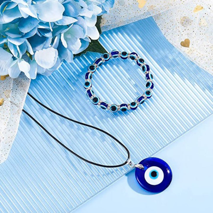 Olivenorma Evil Eye Hamsa Necklace Bracelet - image 13
