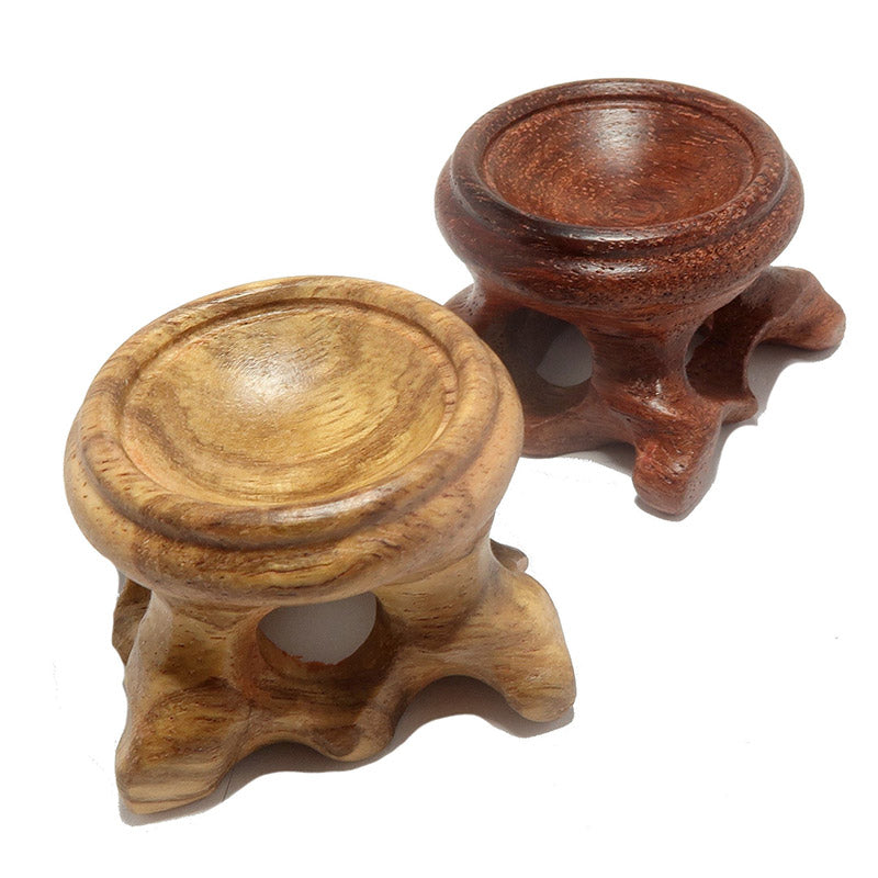 Olivenorma Wood Stands for Crystal Ball Spheres Eggs Pastoral Decorative Display - image 4